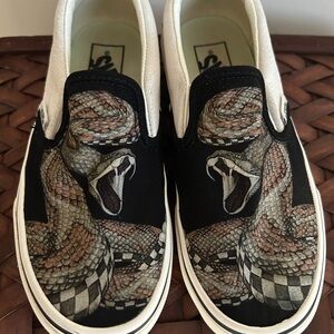 Unisex Slip On Desert Snake Vans M-4 W-5.5